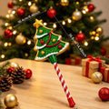 Christmas NFC Payment Wand Set, 5 Designs Tap To Pay Magic Stick, Santa, Tree, Gingerbread, Snowflake, Gift Box, Novelty Holiday Gift, Cute