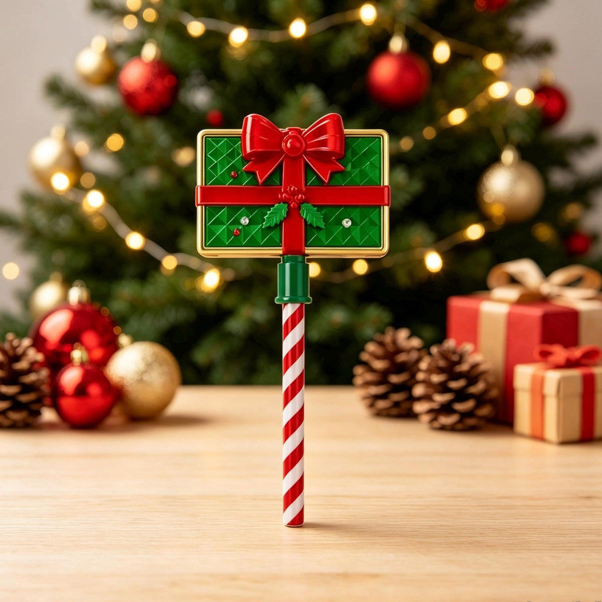 Christmas NFC Payment Wand Set, 5 Designs Tap To Pay Magic Stick, Santa, Tree, Gingerbread, Snowflake, Gift Box, Novelty Holiday Gift, Cute