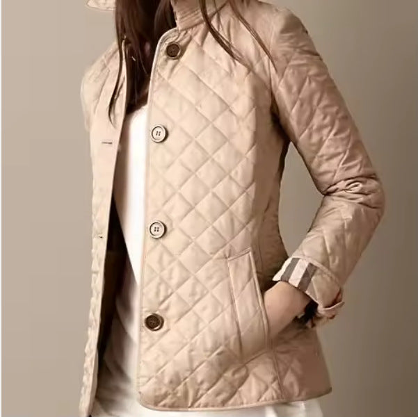 SEASONAL CLEARANCE | Posie Diamond Quilted Button Front Jacket - 70% OFF