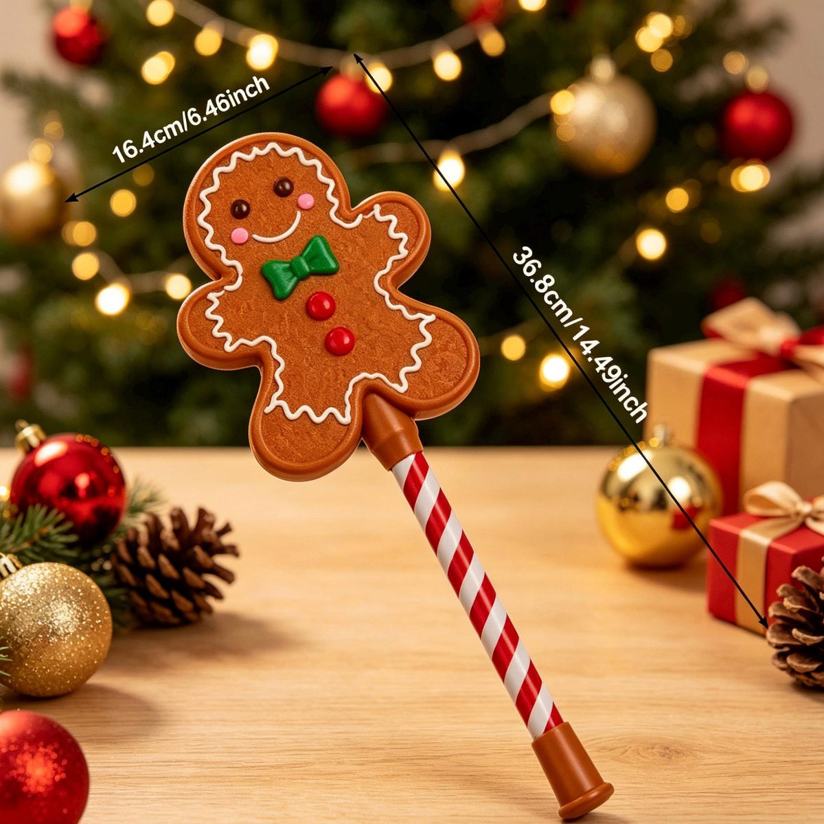 Christmas NFC Payment Wand Set, 5 Designs Tap To Pay Magic Stick, Santa, Tree, Gingerbread, Snowflake, Gift Box, Novelty Holiday Gift, Cute