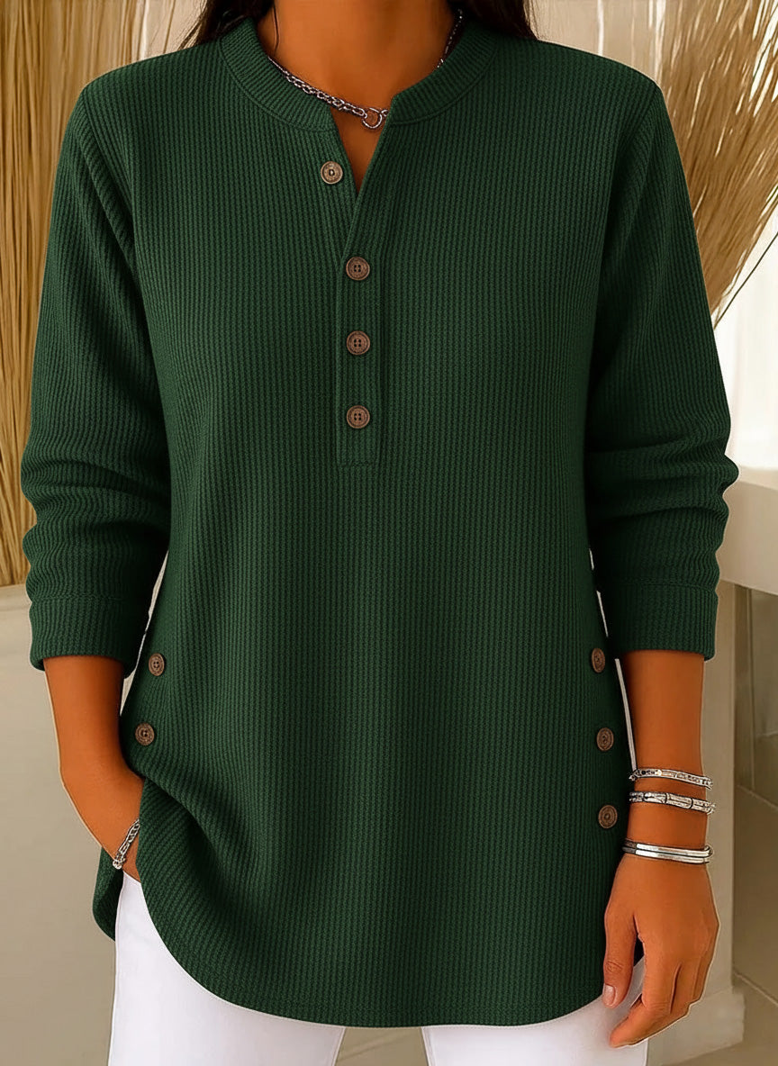 CLEARANCE SALE🔥 Women's Solid Color Crew Neck Long Sleeve Casual Loose Knit Pullover(📦Buy 2 Free Shipping & 10% OFF)