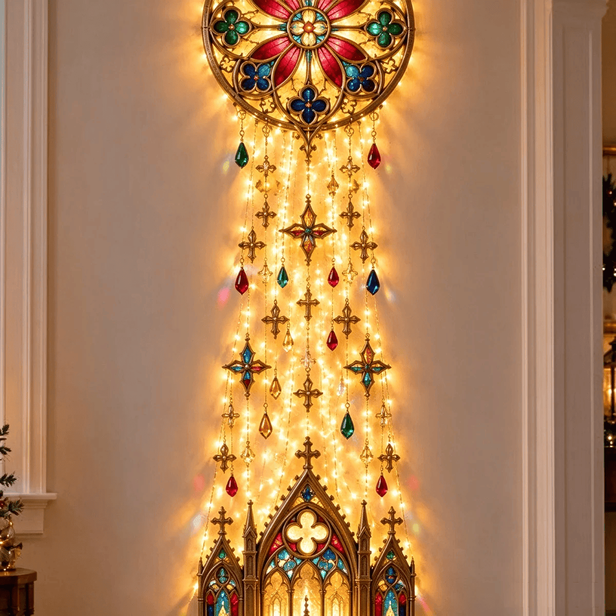 Religious Christmas Wall Decor Lighted Christmas Wall Hanging Lighted Christmas Hanging Decoration For Patio Wall Decoration