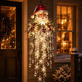 🔥 60% OFF TODAY 🎅 Hanging LED Christmas Light Decoration with Snowflake & Crystal | Magical Glow for Your Porch ✨