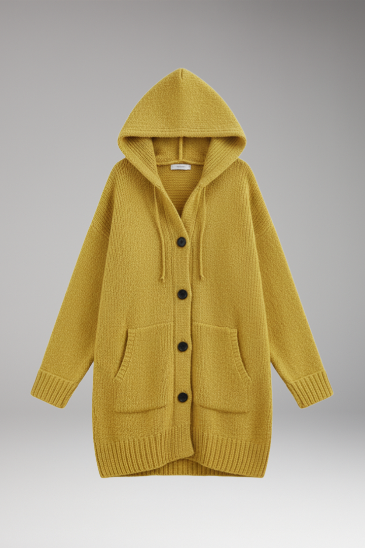 2026 EARLY BLACK FRIDAY | Women's Cardigan with Hood and Button Closure