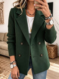 🤲LAST DAY SAVE 55% ⏰✨ Cozy Knit-Sleeve Blazer – Chic, Warm & Effortless